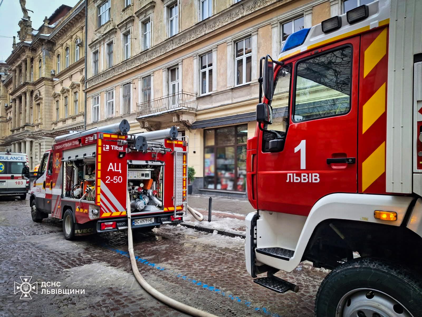 В центрі Львова у пожежі загинув чоловік