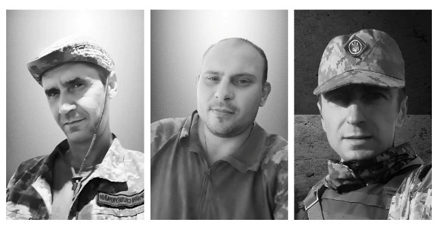 Бійці 33-ї та 116-ї бригад. Сьогодні Львівщина прощається із трьома захисниками