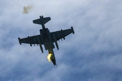 ЗСУ на Донеччині знищили ворожий Су-25 (відео)