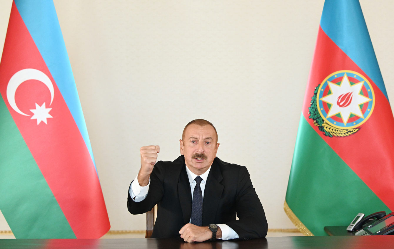 Президент Азербайджану оголосив про відновлення територіальної цілісності своєї країни