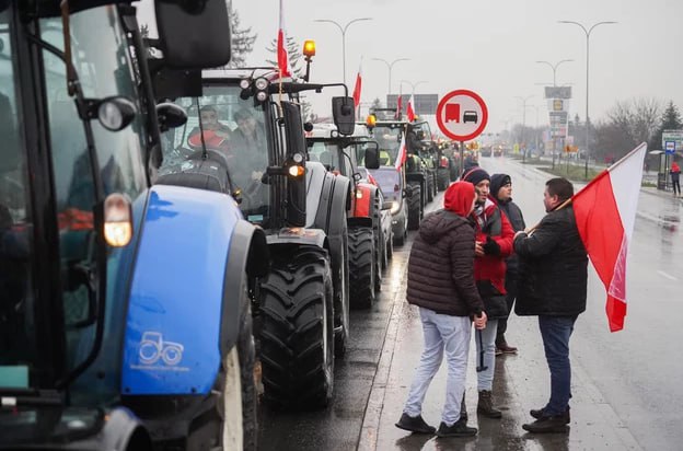 У Польщі розпочався загальнонаціональний протест фермерів