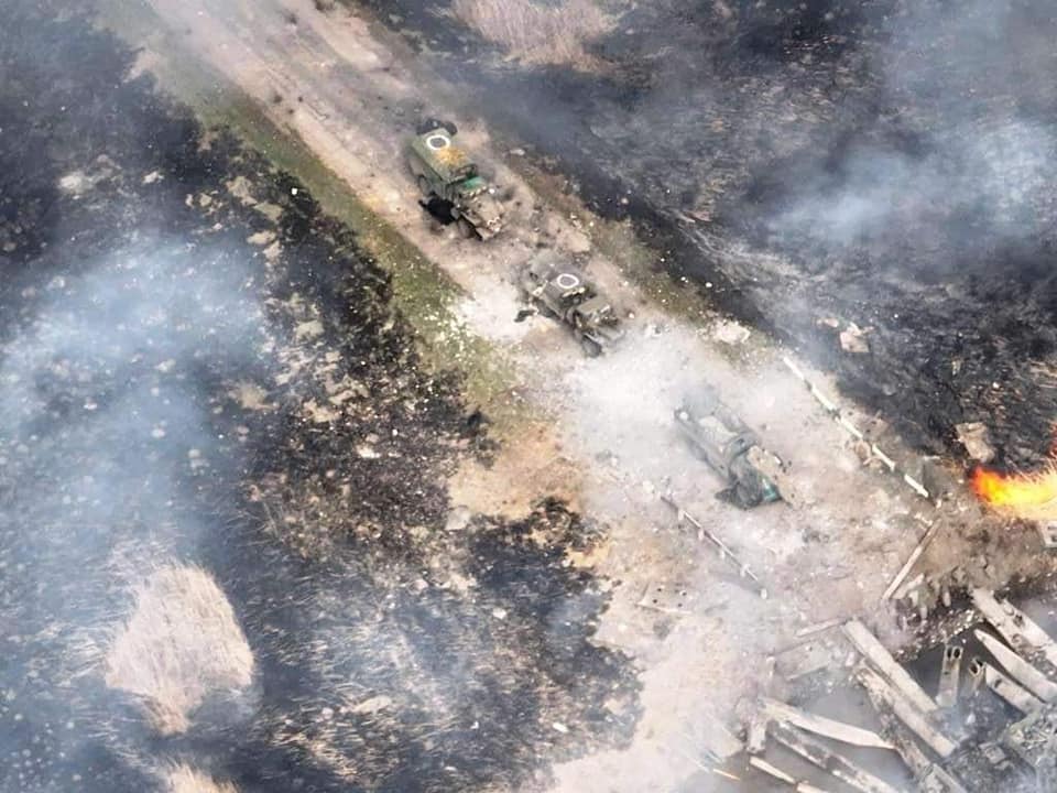 ЗСУ знищили ворожу колону разом з керівним складом однієї БТГр