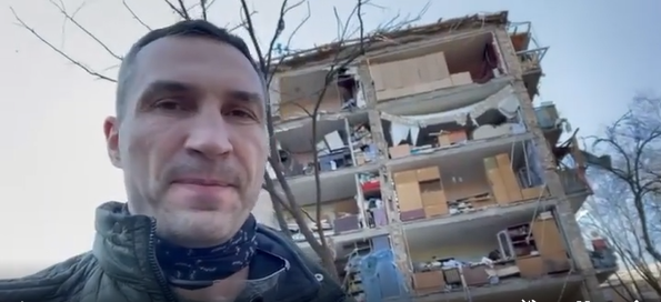 "Це геноцид українців": Володимир Кличко показав, як вигладає Київ після обстрілу