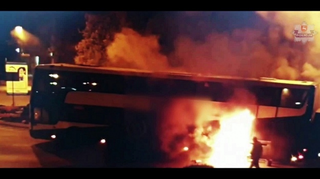 В Польщі загорівся автобус з трьома десятками українців, які прямували до Тернополя