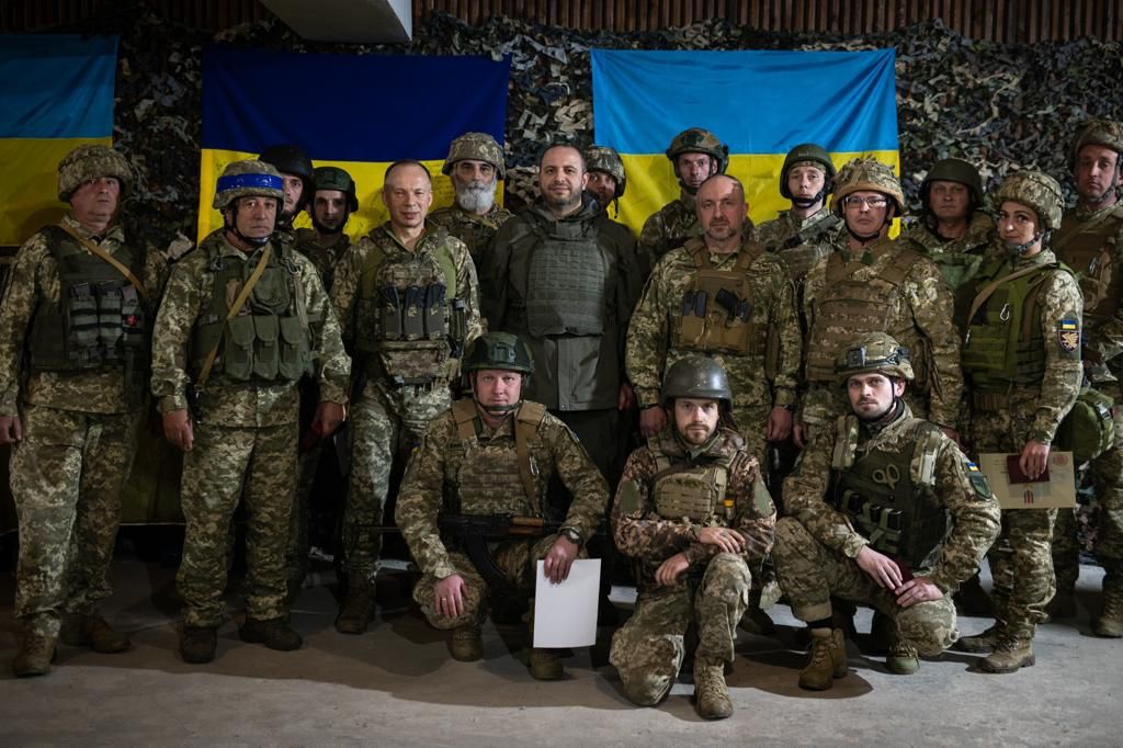 Вперше після призначення. Умєров побував під Бахмутом