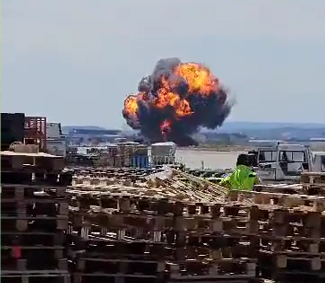 В Іспанії розбився винищувач F-18