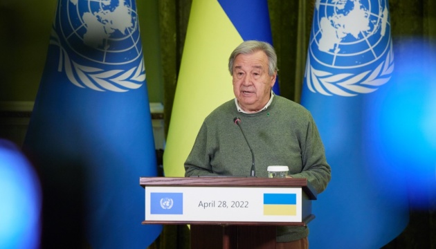 Генсек ООН шокований ракетними ударами по Києву