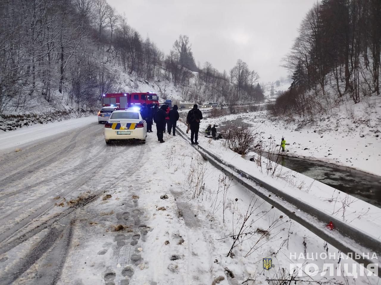 Жахлива ДТП на Закарпатті: автомобіль злетів у річку, загинула 35-річна жінка (фото)