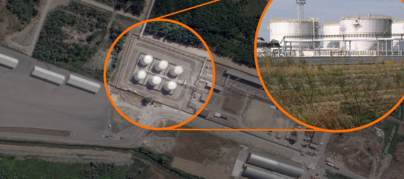 Атака на нафтобазу у Ростовській області: з'явилися супутникові знімки