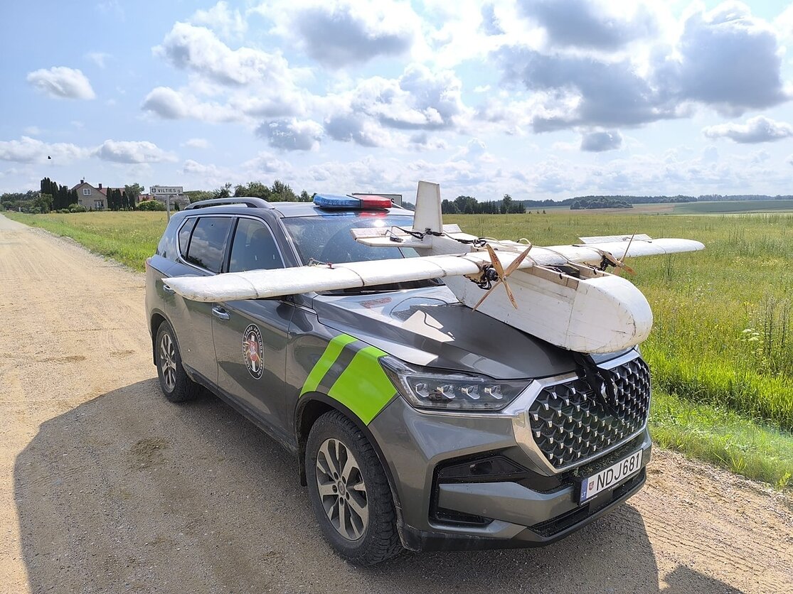 У Литві прикордонники збили невеликий безпілотник, який залетів з Білорусі (фото)