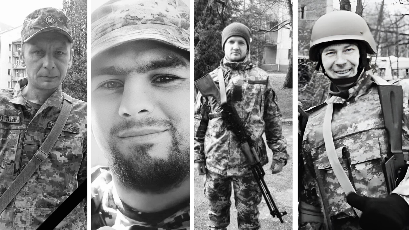Загинули на сході України. Львівщина прощається з чотирма Героями