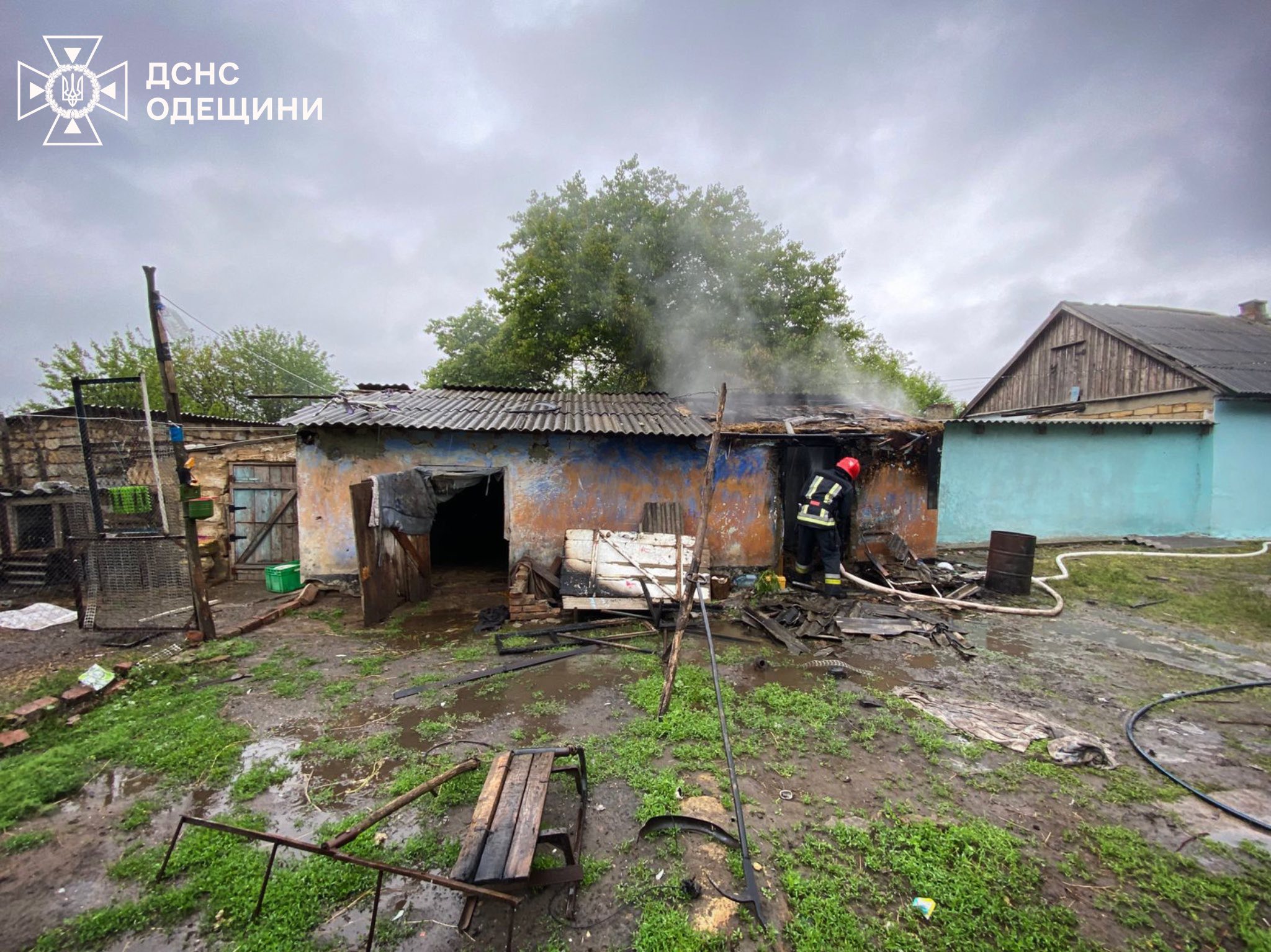 Двоє малолітніх дітей загинули в пожежі на Одещині
