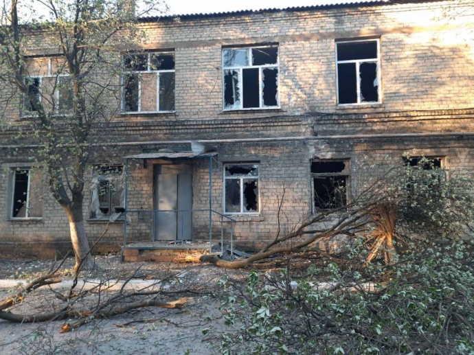 Російські бойовики обстріляли COVID-лікарню на Донбасі