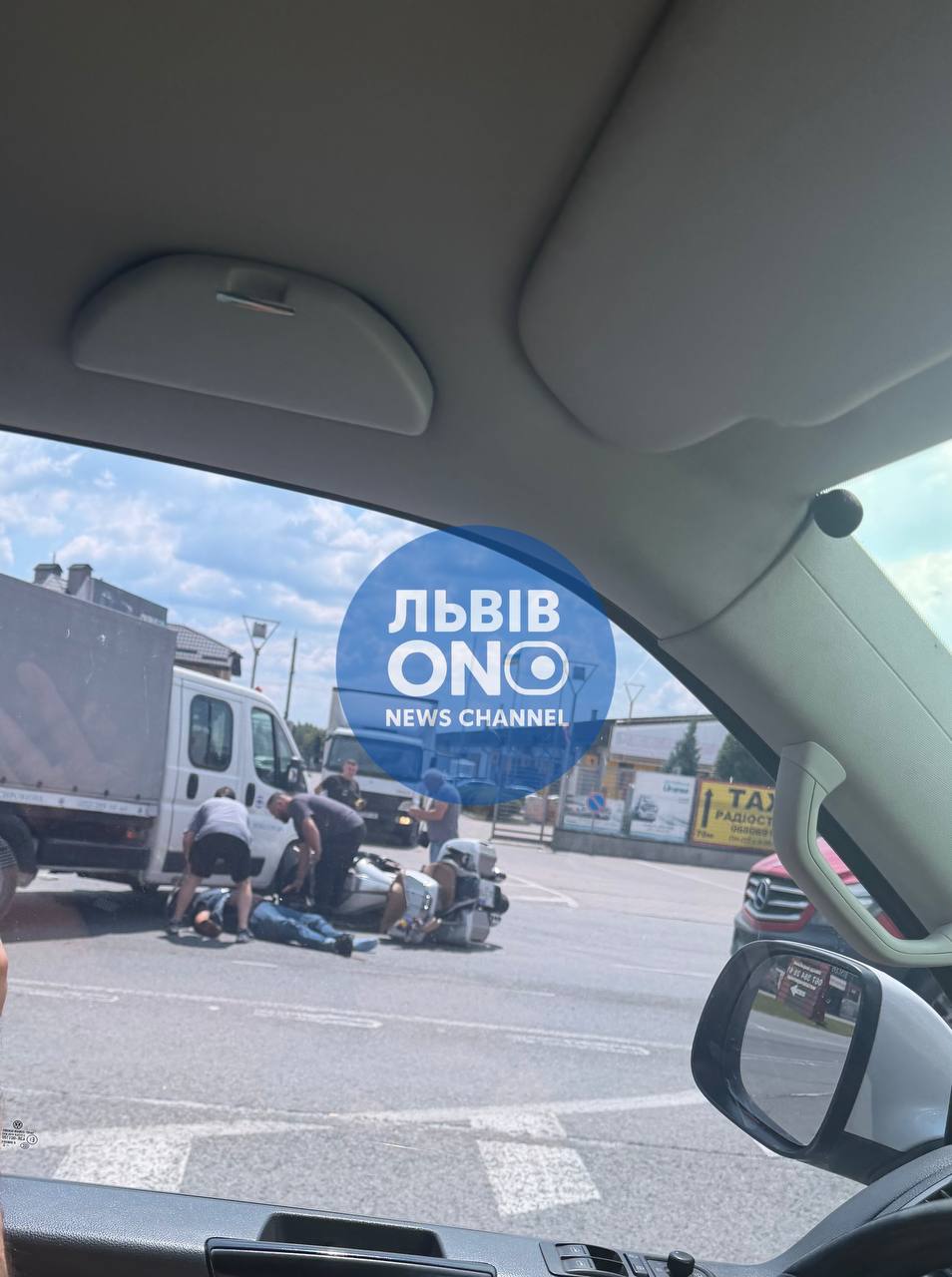 На львівській об’їзній сталася ДТП з мотоциклістом: рух ускладнений