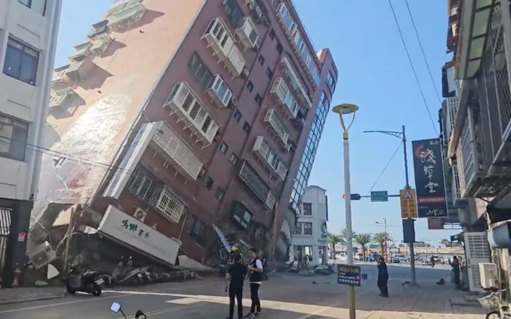 У Тайвані стався найпотужніший землетрус за останні 25 років, є жертви