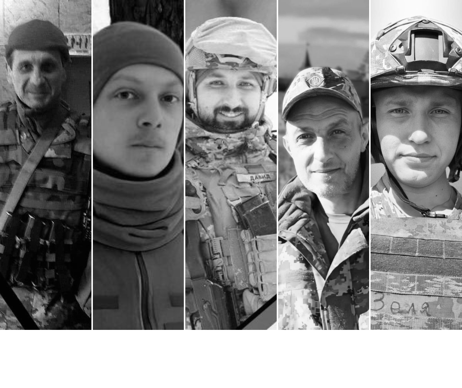 Загинули на Донеччині, Сумщині та Запоріжжі. Львівщина прощається з п’ятьма захисниками