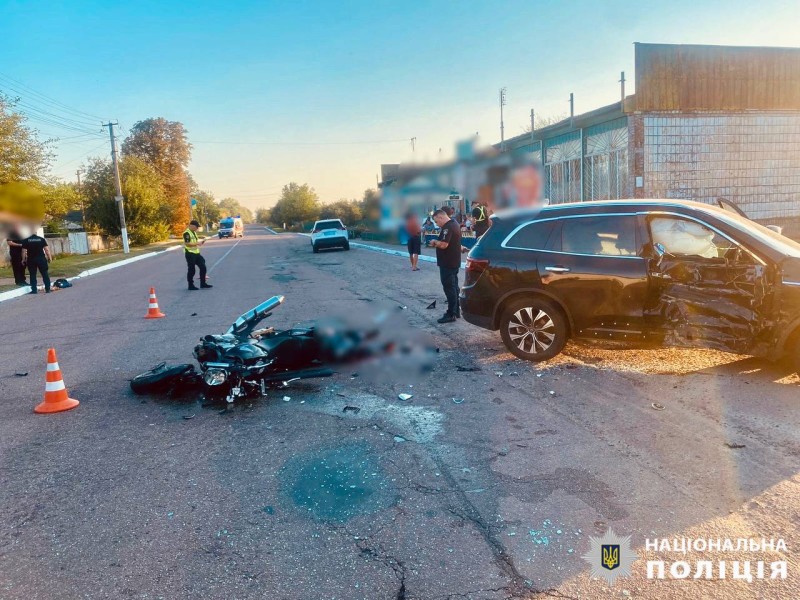 Смертельне ДТП на Київщині: загинув мотоцикліст