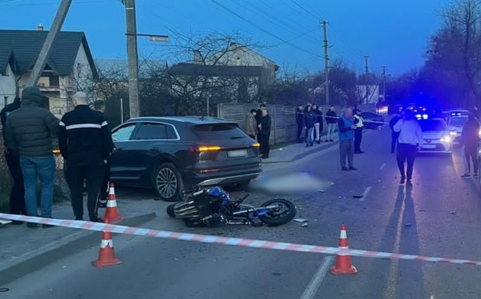 Біля Львова загинув 20-річний мотоцикліст після зіткнення з автомобілем