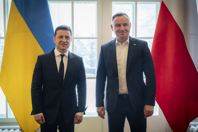 Зеленський провів розмову з президентом Польщі