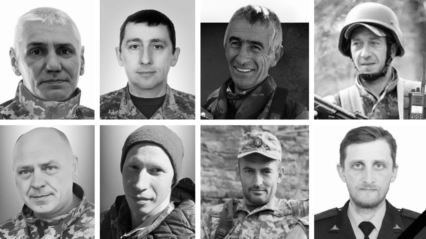 Загинули на сході, Запоріжжі, лівобережжі. Львівщина прощається з вісьмома воїнами