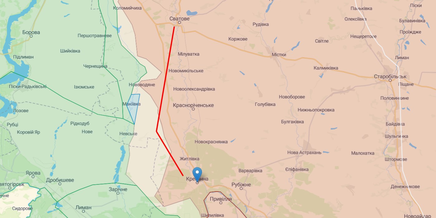 Траса Кремінна-Сватове – під вогневим контролем ЗСУ