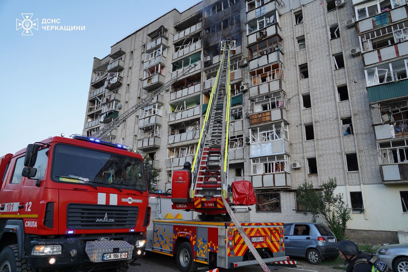 Внаслідок ворожого обстрілу Сміли на Черкащині постраждала дитина (відео)