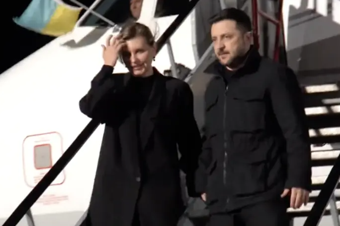 Президент України та перша леді прибули до Ірландії (відео)