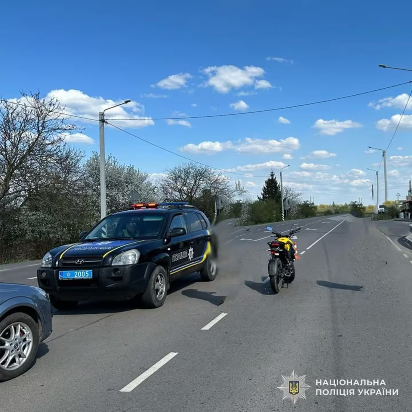 На Львівщині мотоцикліст потрапив в аварію (фото)