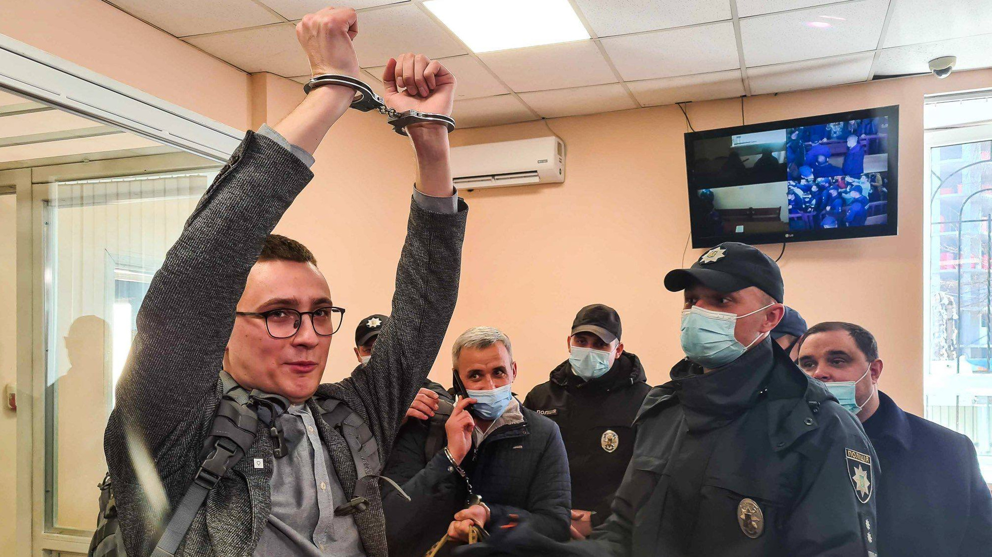 Акція підтримки Сергія Стерненка у Львові. Наживо