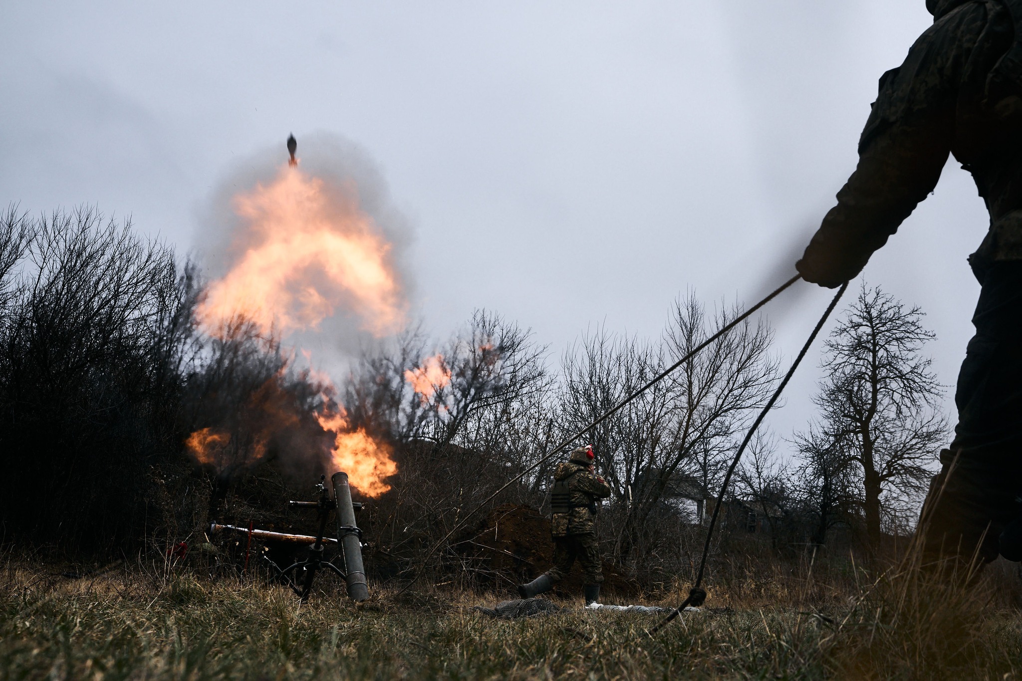 Лицарі Зимового походу показали, як знищують російську техніку біля Бахмута