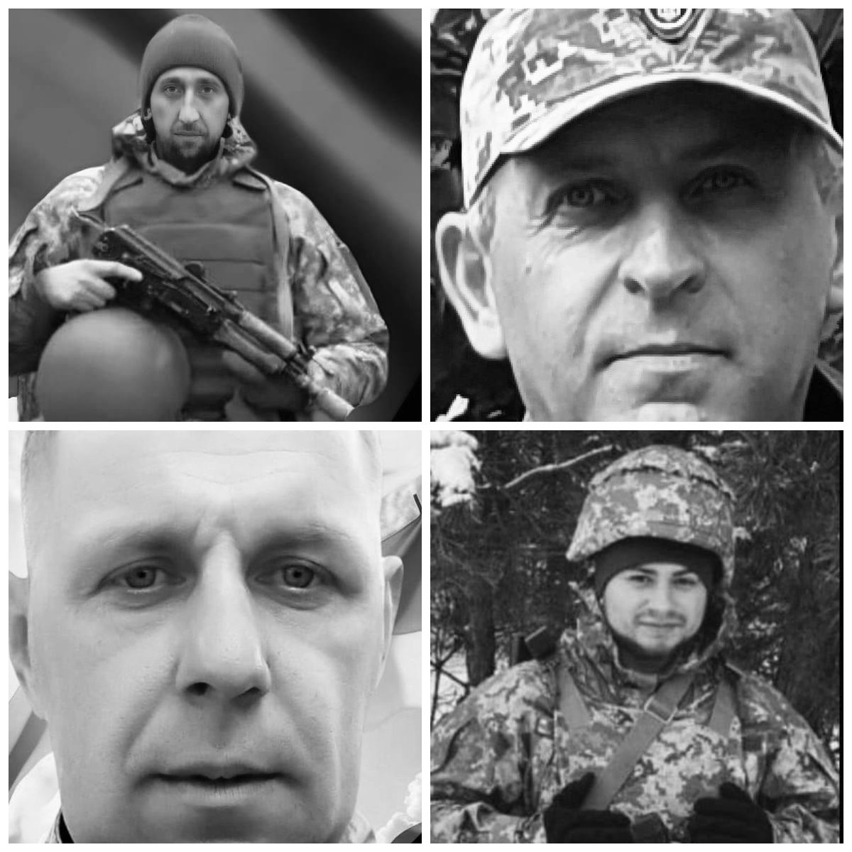 Загинули на Запоріжжі та Харківщині. Львівщина прощається із чотирма захисниками