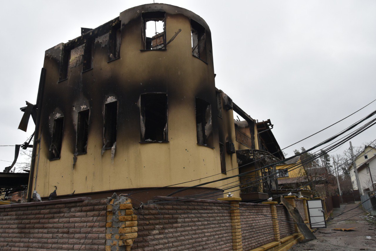 «Рускій мір ні з чим не сплутати». ЗСУ показали, у що перетворили Ірпінь нелюди з Росії