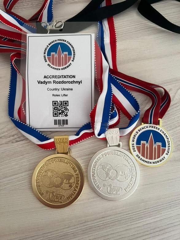 Чемпіонат світу з жиму лежачи: 5 спортсменів зі Львівщини вибороли медалі