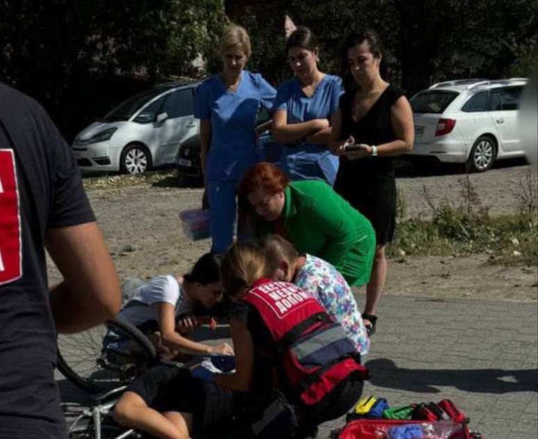 У Львові водій авто наїхав на дитину на велосипеді