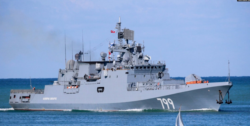 Загроза обстрілу Одеси. Російський фрегат з ракетами «Калібр» вийшов у Чорне море