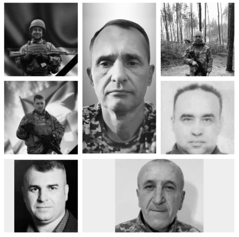 Загинули в боях на Донеччині, Луганщині та Запоріжжі. Львівщина прощається із сімома захисниками