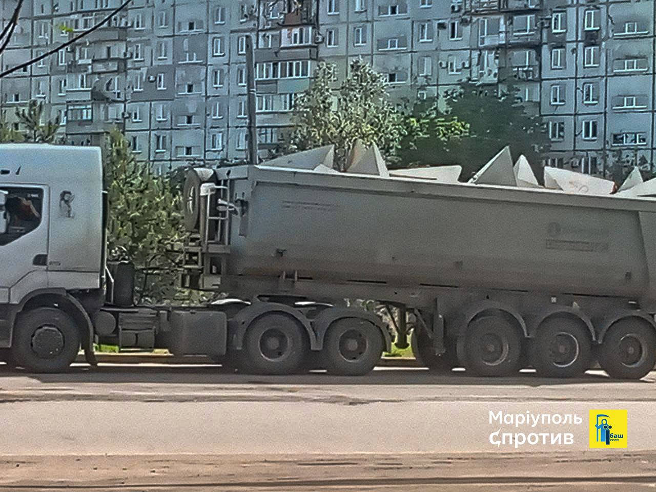 Росіяни через Маріуполь везуть «зуби дракона» у бік Запоріжжя