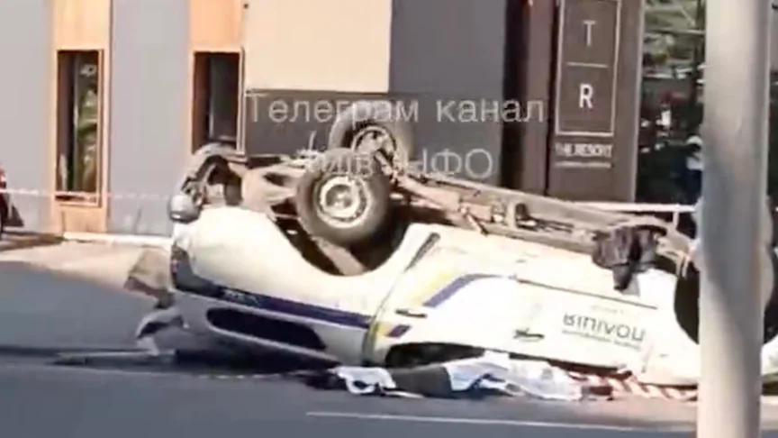 У Києві в автотрощі загинув поліцейський (фото)