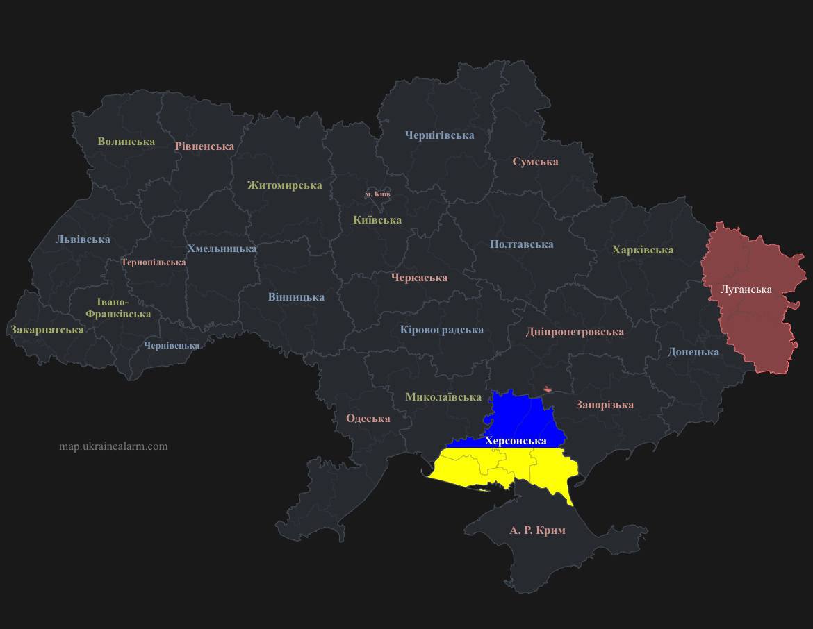 Найсвітліше місто. У Херсоні вечірніми святкуваннями зустрічають українських визволителів