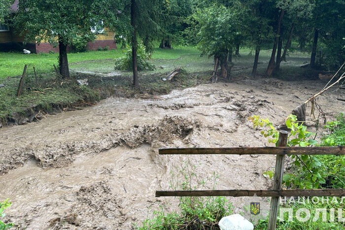 На Закарпатті руйнівна повінь: жінку віднесло хвилею під час негоди, її шукають