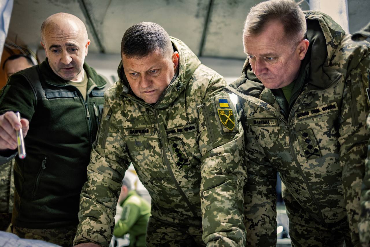 Для підвищення ефективності: Залужний декілька днів працював на передовій