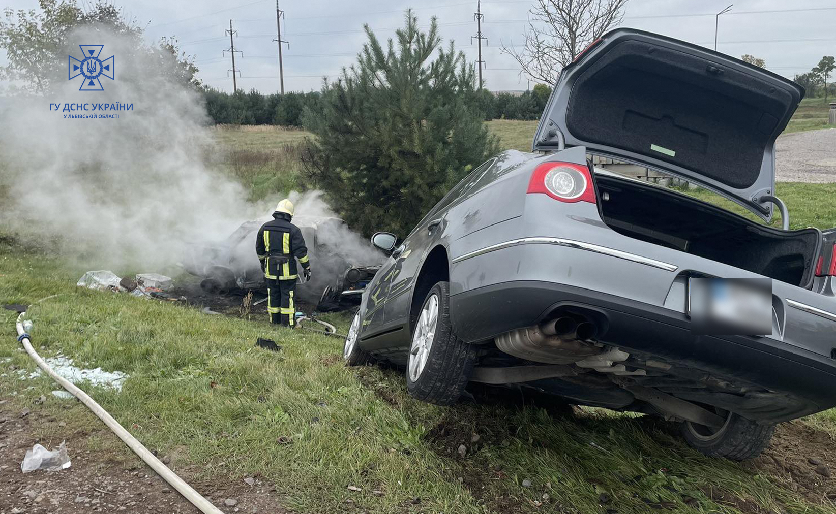 Через ДТП на Львівщині згоріли "Жигулі": водія госпіталізували