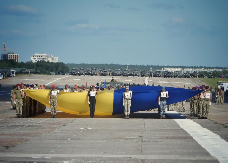 Міноборони показало репетицію параду до Дня Незалежності