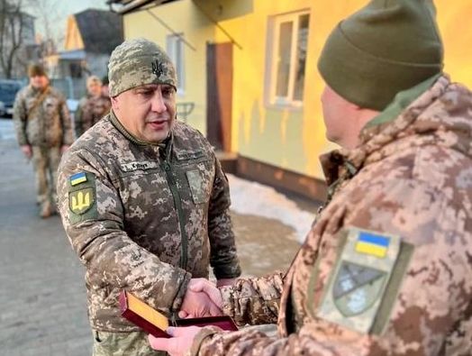 Військовослужбовця з Червоноградщини відзначили орденом «За мужність»