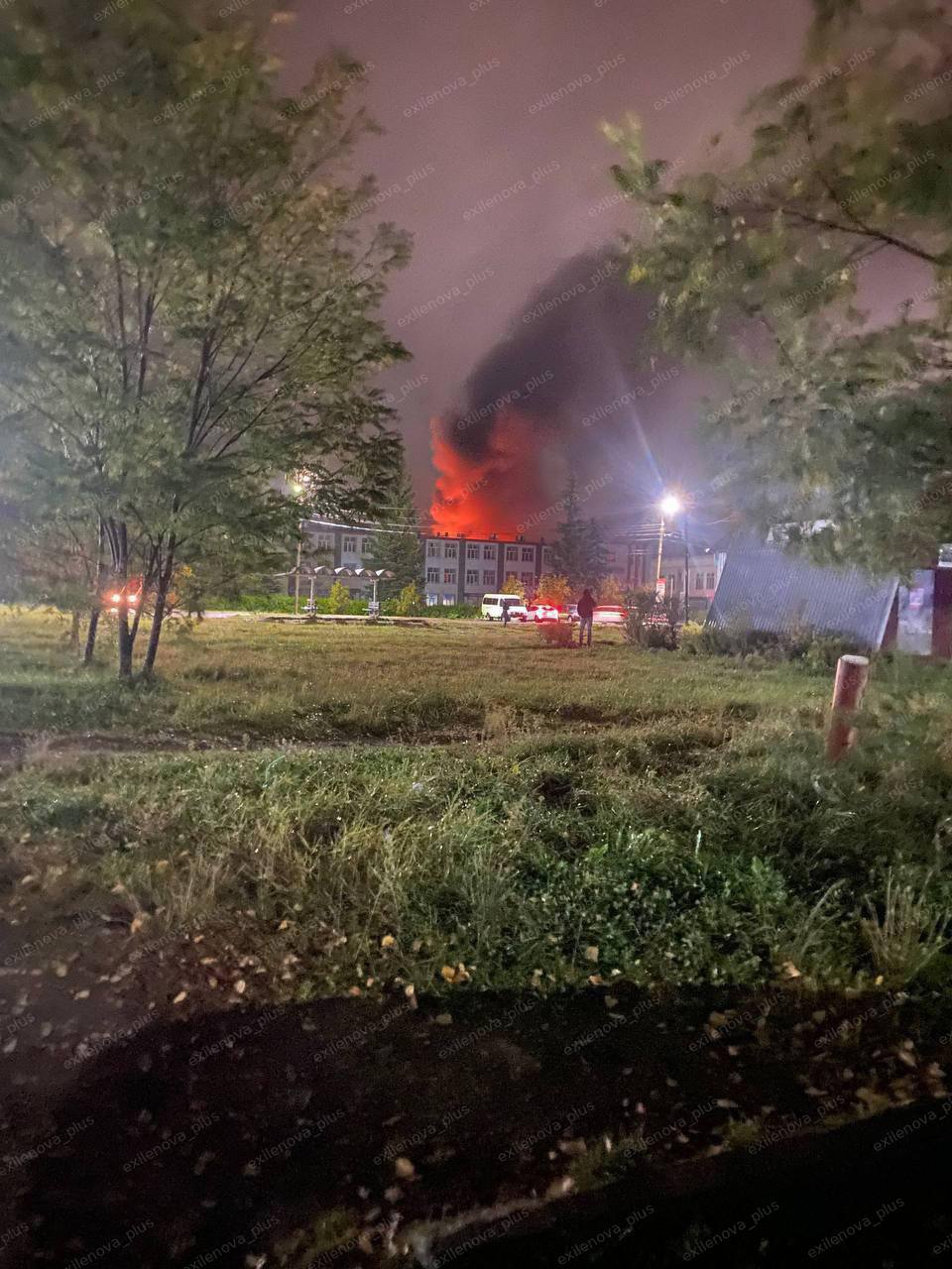 На заводі у Брянській області після бавовни виникла пожежа