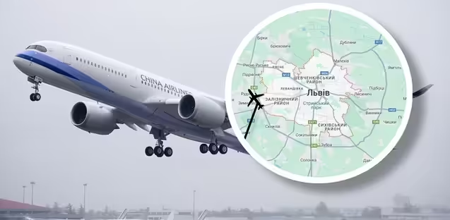 У небі над Львівщиною помітили два пасажирські літаки: що це було (фото)