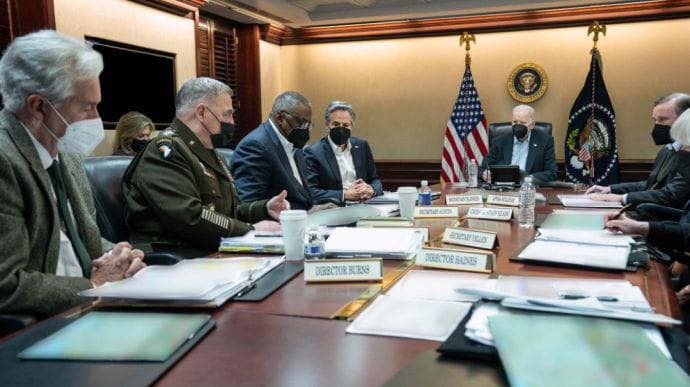 Президент США Байден скликав засідання Ради безпеки США щодо України