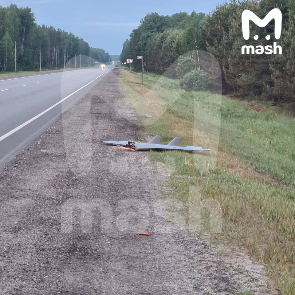 У Калузькій області на міжнародну трасу впали безпілотники, які летіли "на Москву"