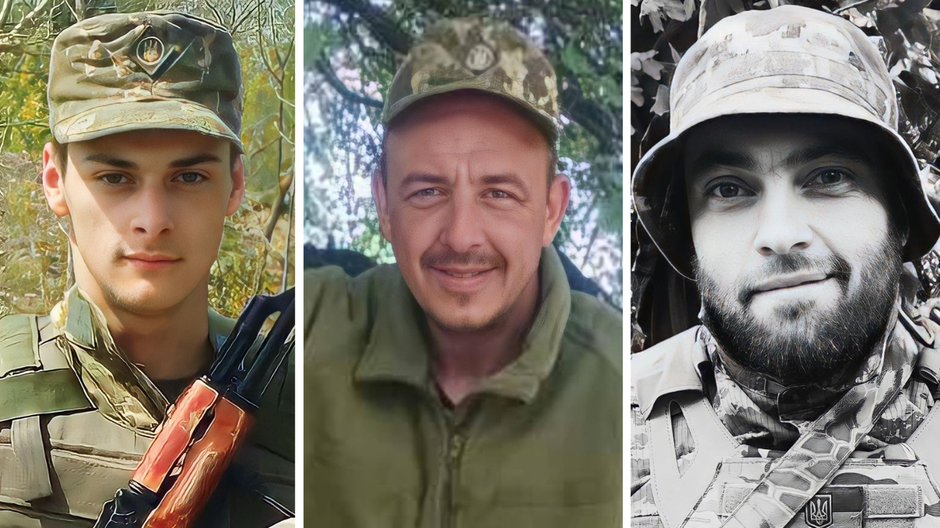 Тероборонівець-розвідник та воїни 110-ї бригади. Львів прощається з трьома Героями