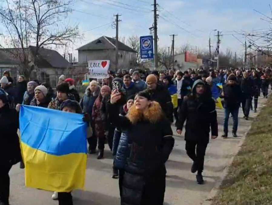 Жителі Білозерки на Херсонщині голіруч проганяли російських окупантів